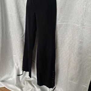 I.N.C. Petite, women’s black pants with laced sides, size 10
